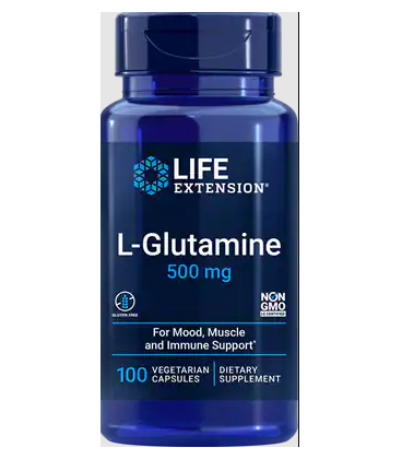 Life Extension L-Glutamine 500mg 100vcaps