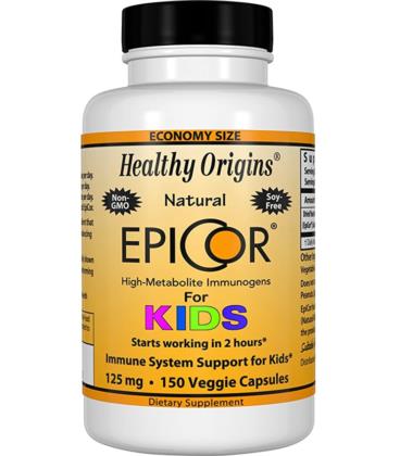 Healthy Origins EPICOR for Kids 125 mg 150 vcaps