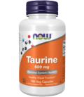 NOW FOODS TAURINE 500MG 100 VCAPS