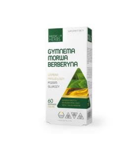 Medica Herbs Gymnema + Morwa + Berberyna 500mg 60k