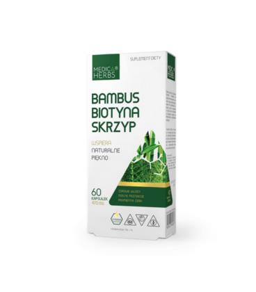 Medica Herbs Bambus + Biotyna + Skrzyp 60 kapsułek