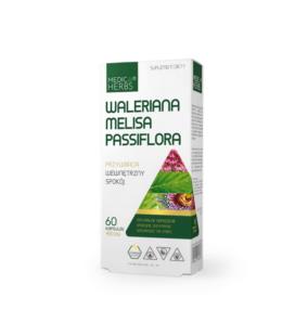 Medica Herbs Waleriana Melisa Passiflora 450mg 60k