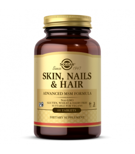 Solgar Skin, Nails & Hair, Advanced MSM Formula 60 tab