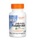 Doctor's Best Fully Active Folate 800mcg 60 vcaps