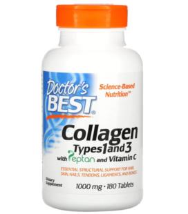 Doctor's Best Collagen Type 1 and 3 1000mg 180ta
