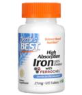 Doctor's Best High Absorption Iron 27mg 120tab