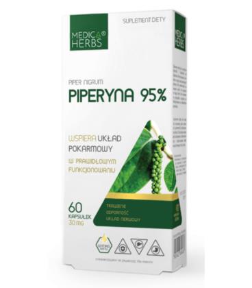 Medica Herbs Piperyna 95% 30mg 60 kapsułek