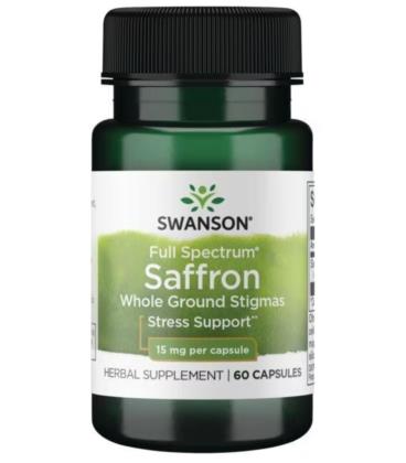 Swanson Full Spectrum Saffron (Szafran) 15mg 60cap