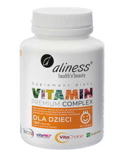 Aliness Vitamin Premium Complex dla Dzieci 120tabletek do ssania