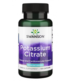 Swanson Potassium Citrate 99mg 120 caps