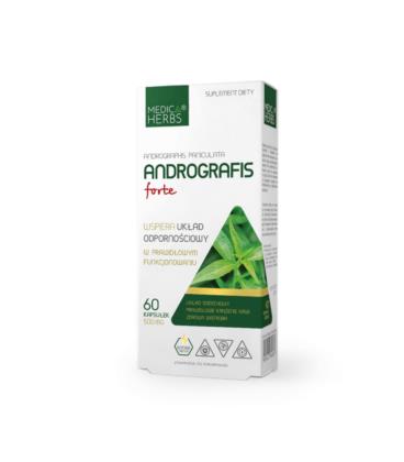 Medica Herbs Andrografis Forte 500mg 60 kapsułek