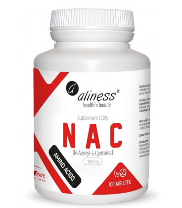 Aliness NAC N-Acetyl L-Cysteina 500mg 100 Vege Kapsułek