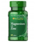 Puritans Magnez i Cynk Magnesium Zinc 100tabs