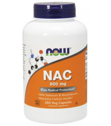 NOW NAC-ACETYL CYSTEINE 600mg 250 VCAPS