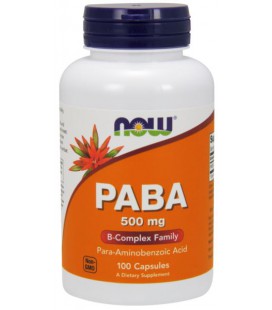 NOW FOODS PABA 500mg 100 CAPS