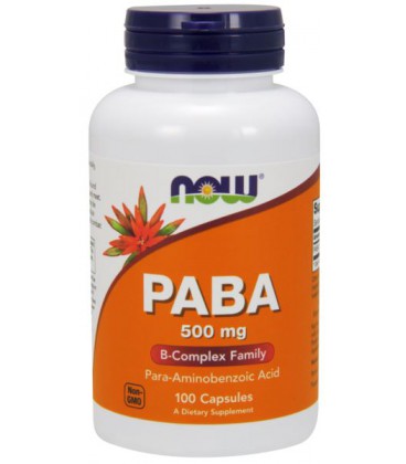 NOW PABA 500mg 100 CAPS