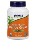 NOW BARLEY GRASS 500mg ORG 250 TABS