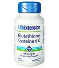 Life Extension Glutathione Cysteine & C 100vcaps