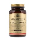 Solgar Vitamin D3 (Cholecalciferol) 1000 IU 250 softgels