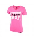 Musclepharm Ladies T-shirt Strong Sexy - Pink - M