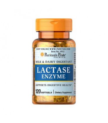 Puritans Super Lactase Enzyme 125mg - 120 softgels