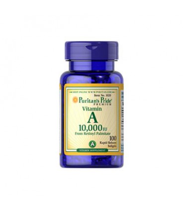 Puritans Vitamin A 10.000 IU - 100 softgels