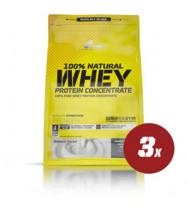 Olimp 100% Whey Protein Concentrate - 3x 700g