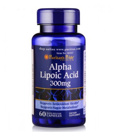 Puritans ALA Alpha Lipoic Acid 300mg 60caps