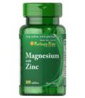 Puritans Magnez i Cynk Magnesium Zinc 100tabs