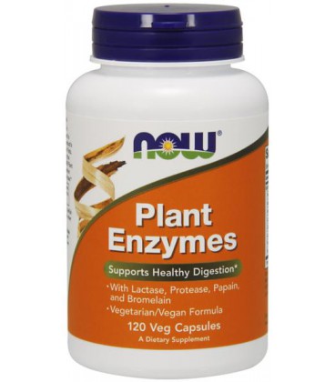 NOW FOODS PLANT ENZYMES 120 VCAPS