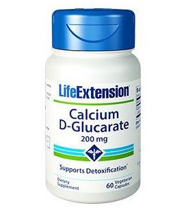 Life Extension Calcium D-Glucarat 200mg 60vcaps
