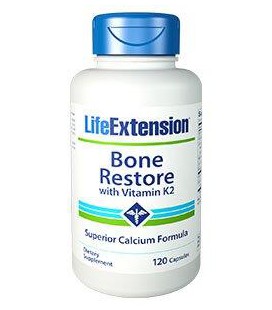 Life Extension Bone Restore with Vitamin K2 120cap