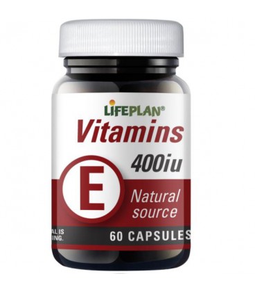 Lifeplan Vitamin E 400IU 60kaps