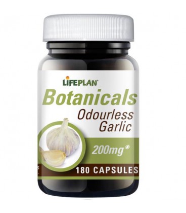 Lifeplan Odourless Garlic 200mg 180kaps