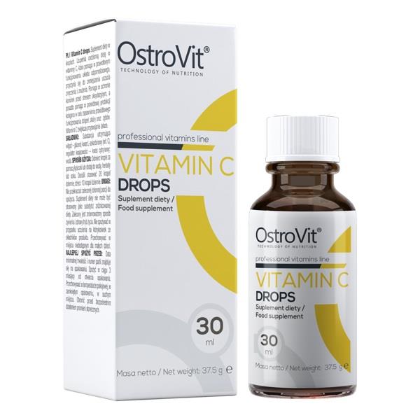 Ostrovit Vitamin C Witamina C W Kroplach Drops 30ml